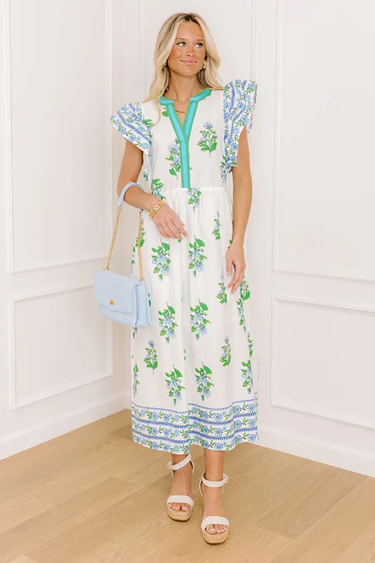 Moscato Sippin' Floral Midi Dress sold by Impressions