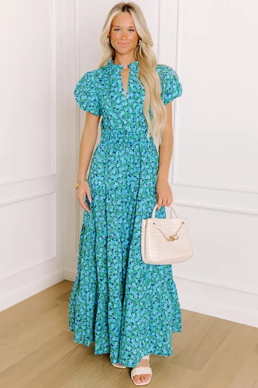 Botanical Charm Floral Maxi Dress sold by Impressions