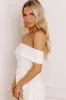 Cosmopolitan Chic Linen Off Shoulder Top sold by Impressions