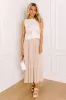 English Courtyard Embroidered Linen-Blend Midi Dress sold by Impressions