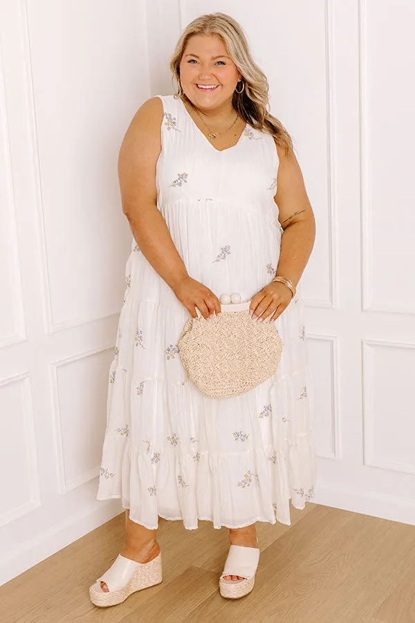 Chasing Wildflowers Embroidered Midi Dress Curves sold by Impressions product image thumbnail 2