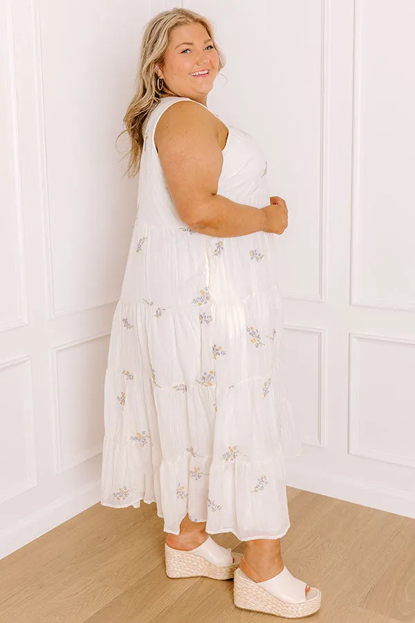 Chasing Wildflowers Embroidered Midi Dress Curves sold by Impressions product image thumbnail 3