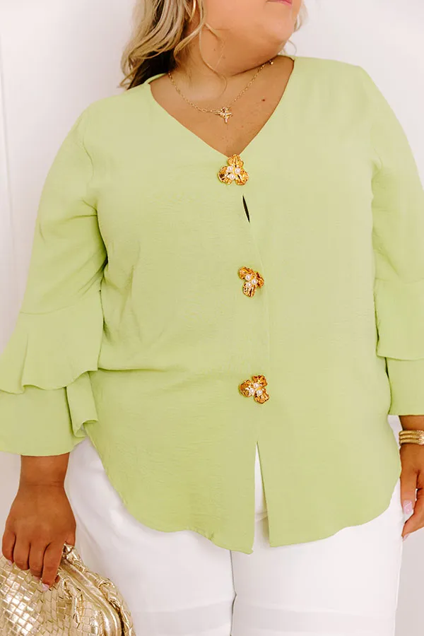 Mojitos On The Patio Shift Top in Seafoam Curves sold by Impressions product image thumbnail 3