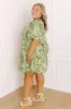 Palm Petal Breeze Mini Dress Curves sold by Impressions