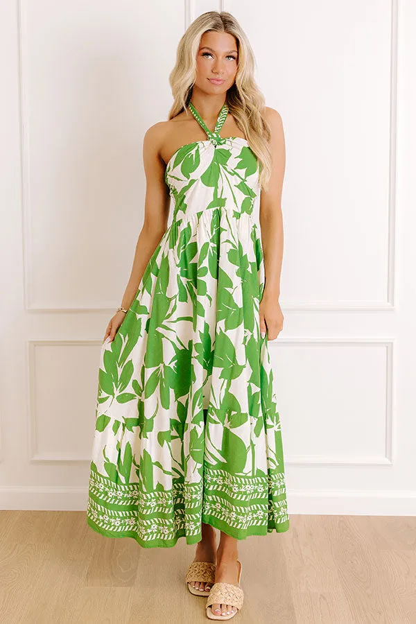 Vacay Vibes Floral Linen-Blend Maxi Dress sold by Impressions