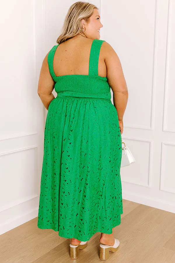 Charmed To Meet You Lace Midi Dress Curves sold by Impressions product image thumbnail 4