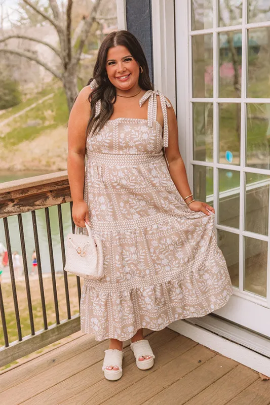 Sweet Embrace Floral Midi Dress Curves sold by Impressions