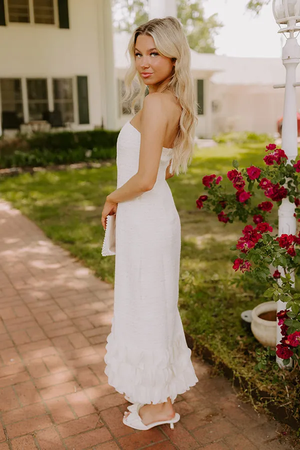 Grand Reveal Tweed Midi Dress sold by Impressions product image thumbnail 4