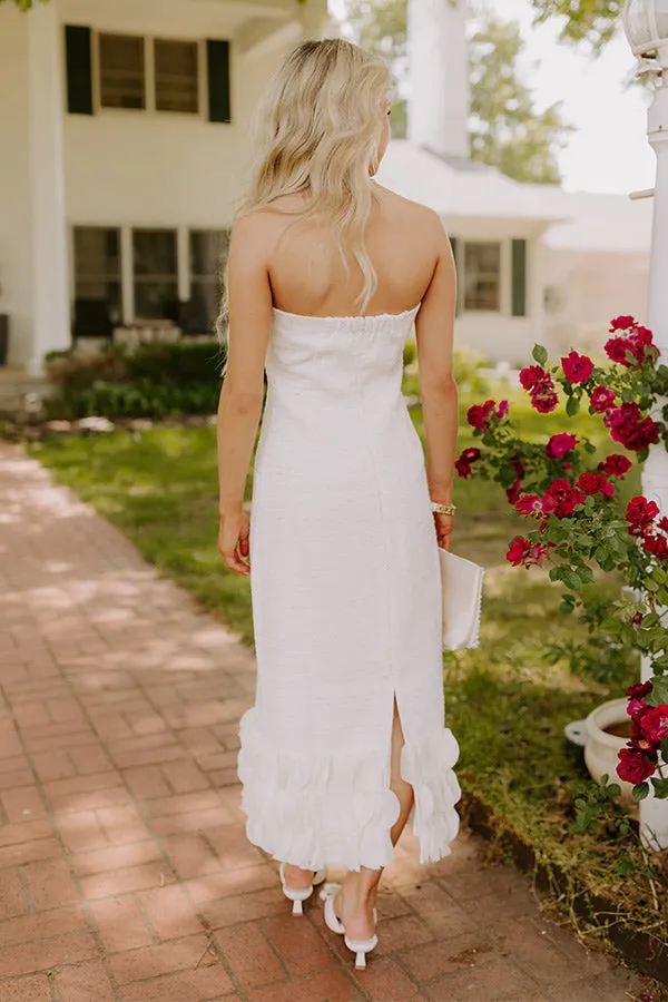 Grand Reveal Tweed Midi Dress sold by Impressions product image thumbnail 5