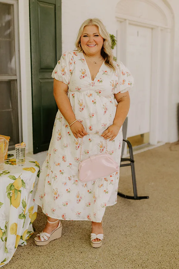 Field Of Grace Floral Midi Dress Curves sold by Impressions