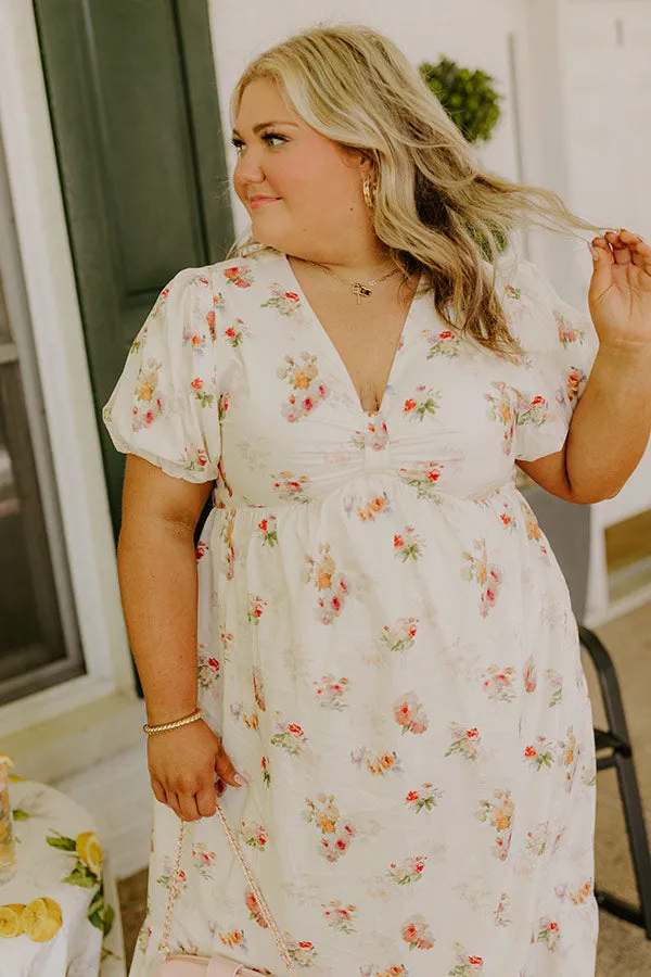 Field Of Grace Floral Midi Dress Curves sold by Impressions product image thumbnail 2