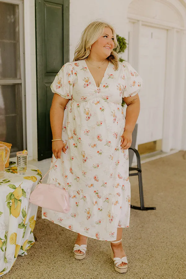 Field Of Grace Floral Midi Dress Curves sold by Impressions product image thumbnail 3