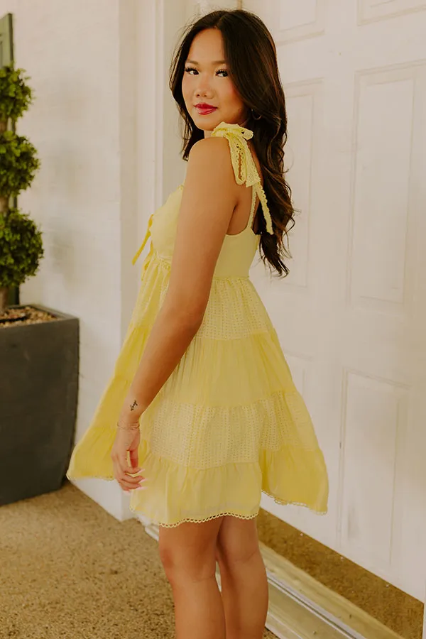 Joyful Smile Tiered Mini Dress sold by Impressions product image thumbnail 3