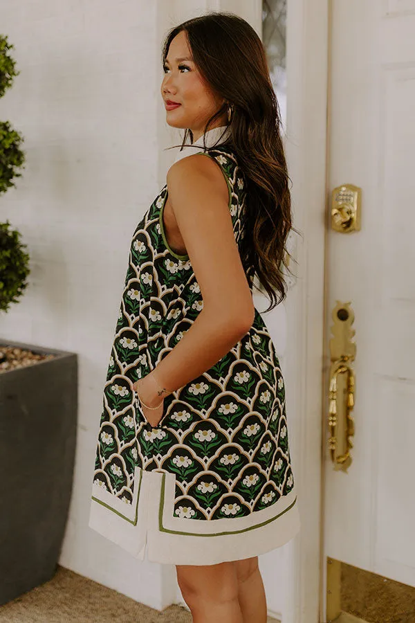 Lively Laughs Floral Mini Dress in Black sold by Impressions product image thumbnail 3