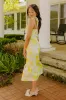 Hibiscus Garden Jacquard Midi Dress sold by Impressions