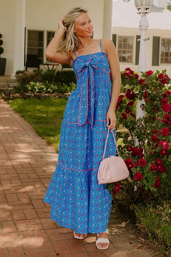 Botanic Bash Front Tie Maxi Dress sold by Impressions product image thumbnail 3