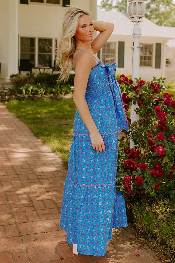 Botanic Bash Front Tie Maxi Dress sold by Impressions product image thumbnail 4