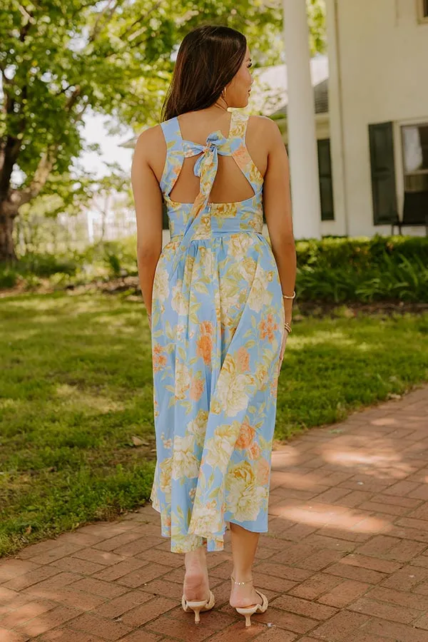 Rose Parade Floral Midi Dress sold by Impressions product image thumbnail 4