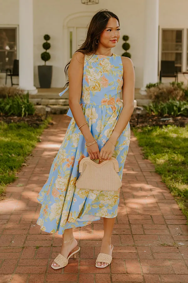 Rose Parade Floral Midi Dress sold by Impressions product image thumbnail 5