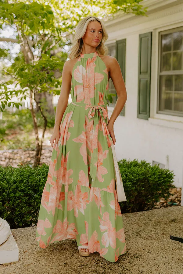 Coastal Blossom Floral Maxi Dress sold by Impressions