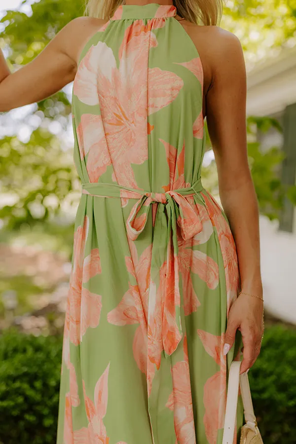 Coastal Blossom Floral Maxi Dress sold by Impressions product image thumbnail 2