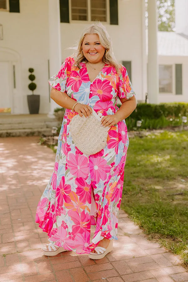 Paradise Garden Floral Maxi Dress Curves sold by Impressions product image thumbnail 3