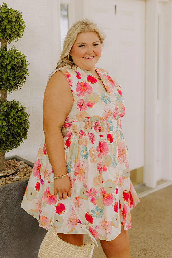 Sunkissed Reverie Floral Mini Dress Curves sold by Impressions product image thumbnail 5