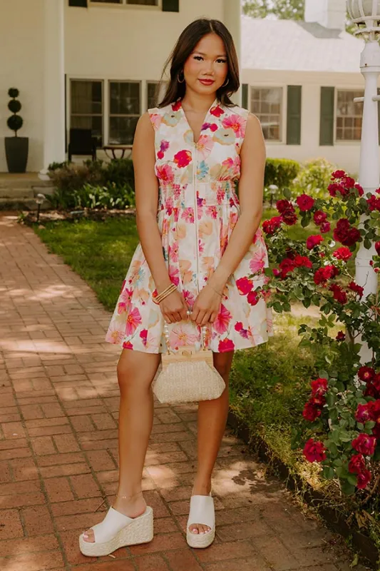Sunkissed Reverie Floral Mini Dress sold by Impressions
