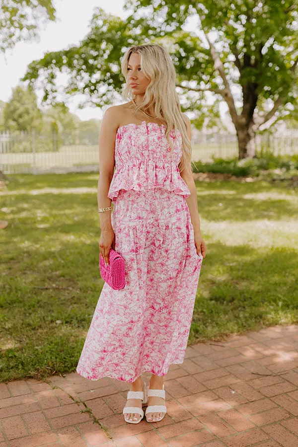 Villa Charm Pleated Top In Pink sold by Impressions product image thumbnail 2