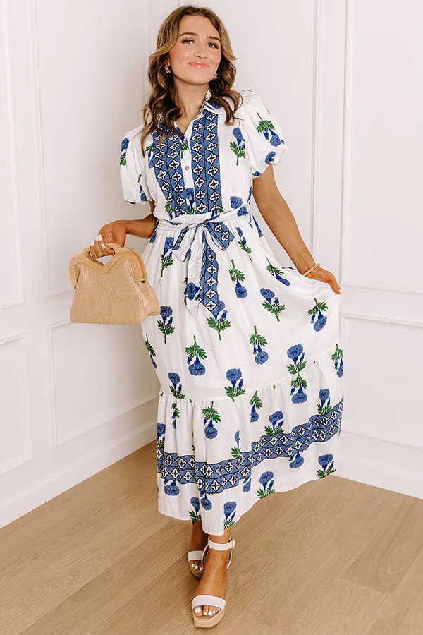 Carnation Kisses Floral Midi Dress sold by Impressions product image thumbnail 2