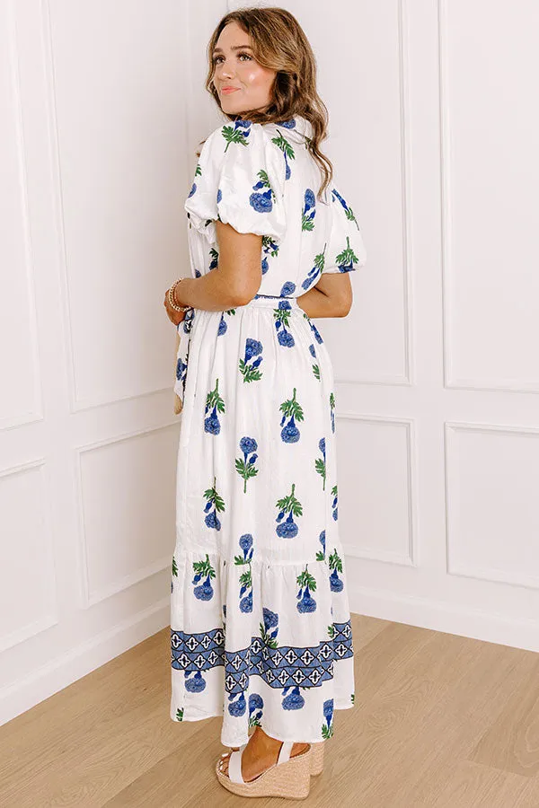 Carnation Kisses Floral Midi Dress sold by Impressions product image thumbnail 3