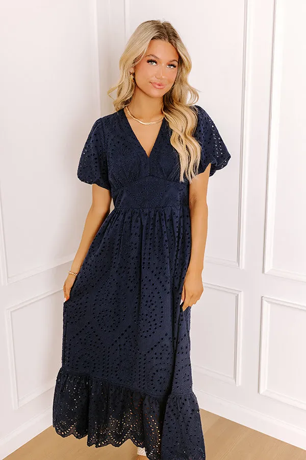 Whispered Charm Eyelet Maxi Dress sold by Impressions product image thumbnail 2