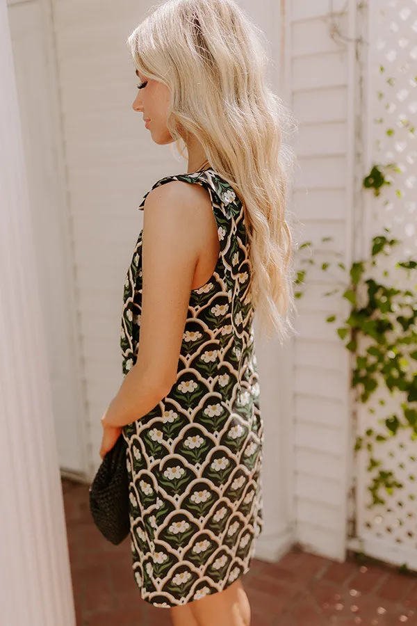 The Sunday Bloom Floral Mini Dress in Black sold by Impressions product image thumbnail 3