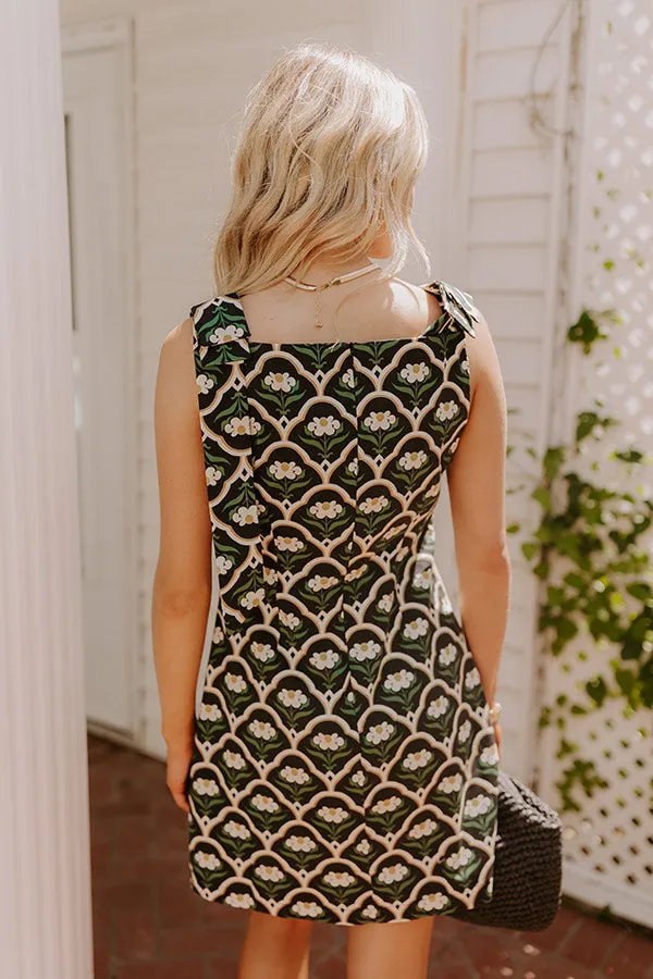 The Sunday Bloom Floral Mini Dress in Black sold by Impressions product image thumbnail 5