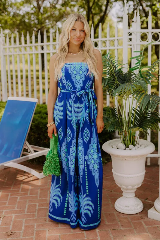 Island Vibe Wide Leg Jumpsuit sold by Impressions