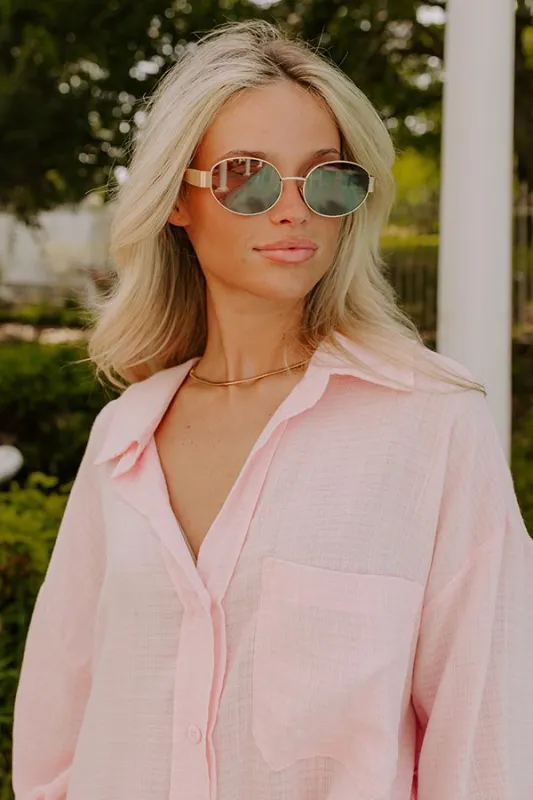 City Views Sunnies in Gold with Brown Lens sold by Impressions