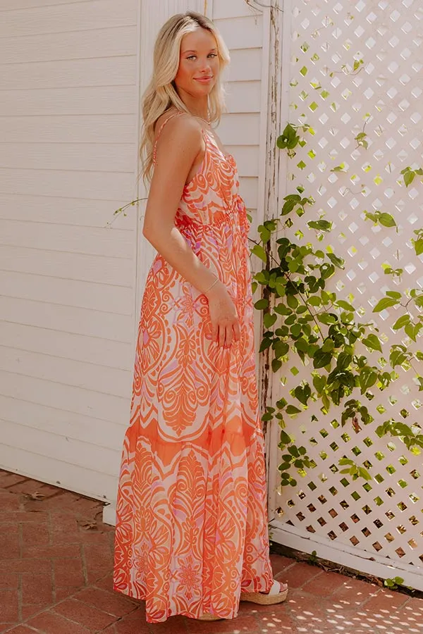 Island Petals Chiffon Maxi Dress sold by Impressions product image thumbnail 4