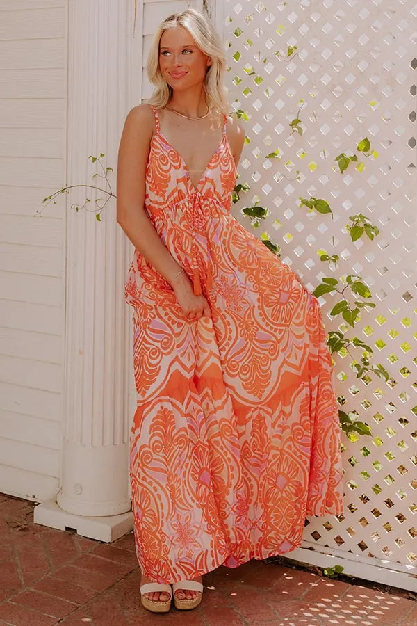 Island Petals Chiffon Maxi Dress sold by Impressions