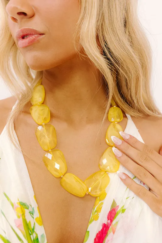 Kind Gesture Necklace in Yellow sold by Impressions