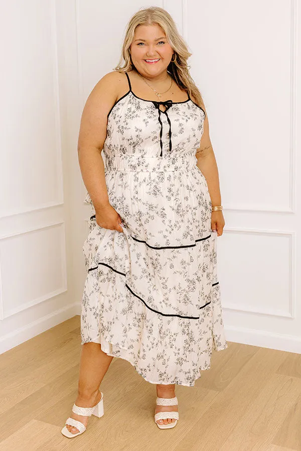 Wildflower Fields Midi Dress Curves sold by Impressions product image thumbnail 3