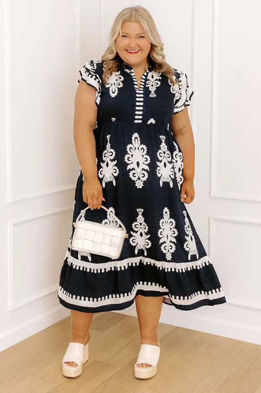 Catching Feelings Midi Dress Curves sold by Impressions