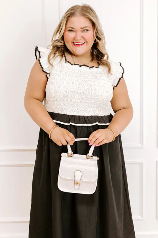 Simply Luxe Smocked Midi Dress Curves sold by Impressions
