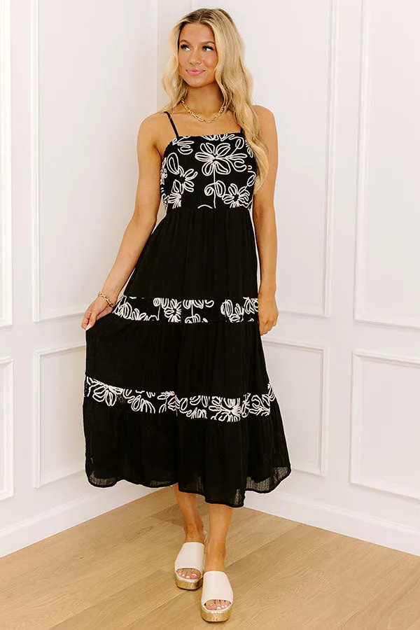 Resort Views Floral Embroidered Midi Dress sold by Impressions product image thumbnail 2
