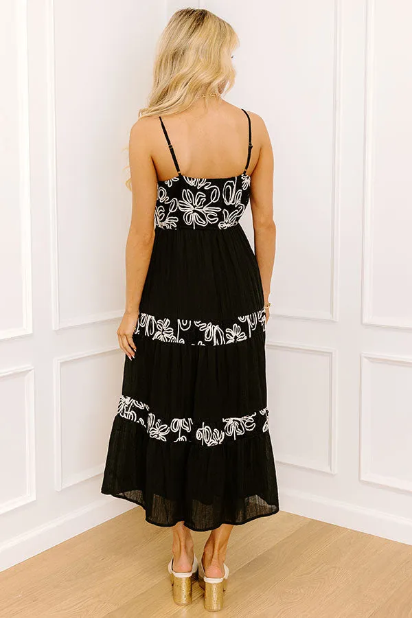 Resort Views Floral Embroidered Midi Dress sold by Impressions product image thumbnail 4