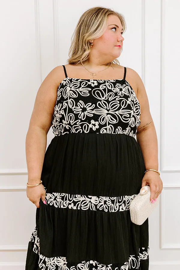 Resort Views Floral Embroidered Midi Dress Curves sold by Impressions product image thumbnail 2