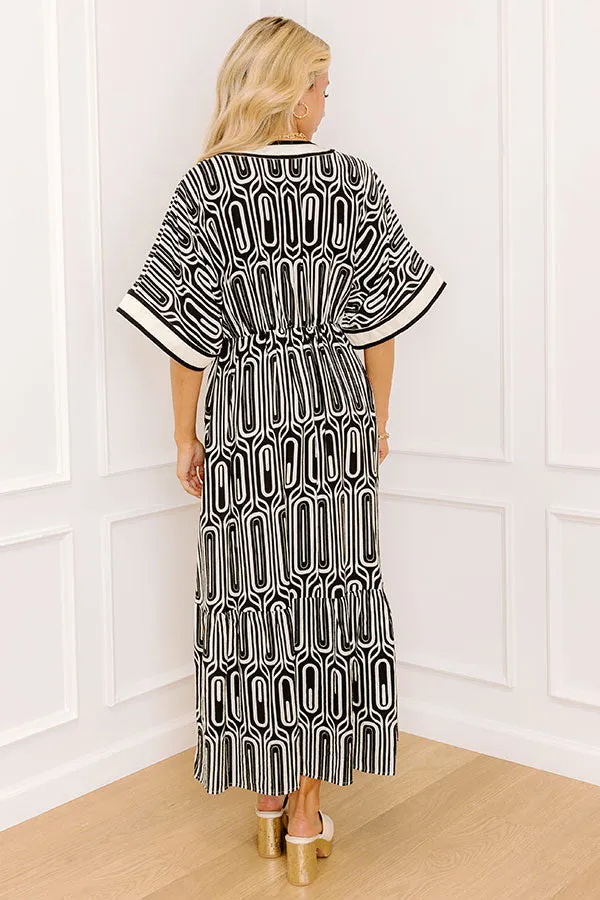 Art Gallery Social Midi Dress in Black sold by Impressions product image thumbnail 4