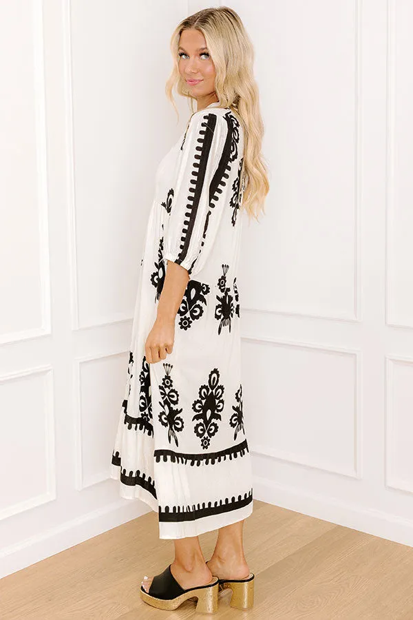 Playa Del Perfection Midi Dress in Cream sold by Impressions product image thumbnail 2