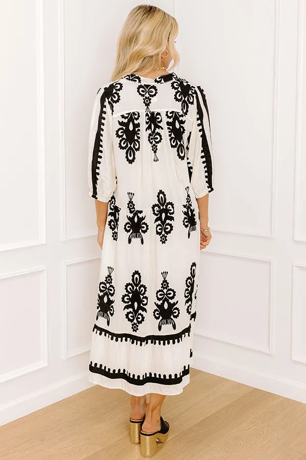 Playa Del Perfection Midi Dress in Cream sold by Impressions product image thumbnail 3