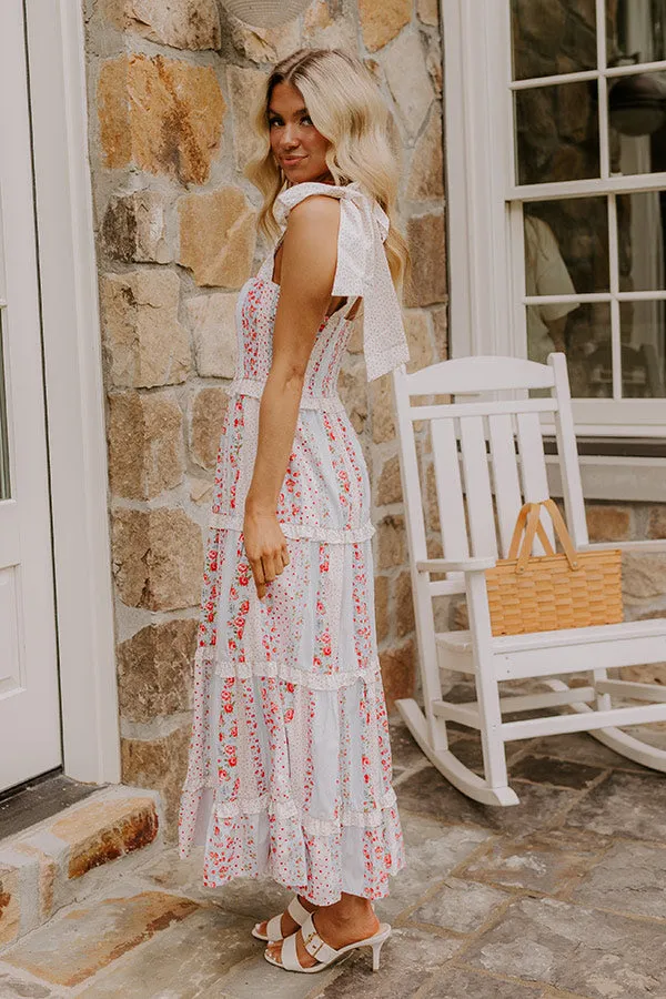 Prairie Bloom Floral Tiered Midi Dress sold by Impressions product image thumbnail 5