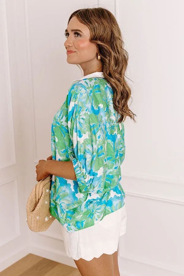 Watercolor Weekend Floral Top sold by Impressions product image thumbnail 4